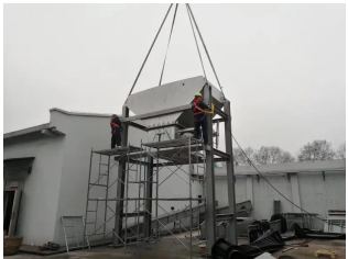 南京現(xiàn)場 皮帶機(jī)即將安裝完成！！！